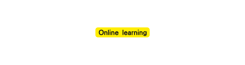 Online learning